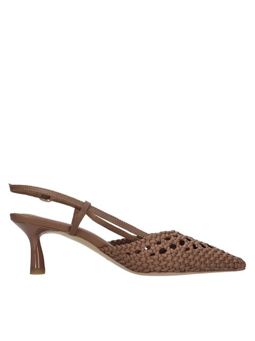 Décolleté slingback in pelle EMANUELLE VEE | 451M-921-11-WOPKCUOIO
